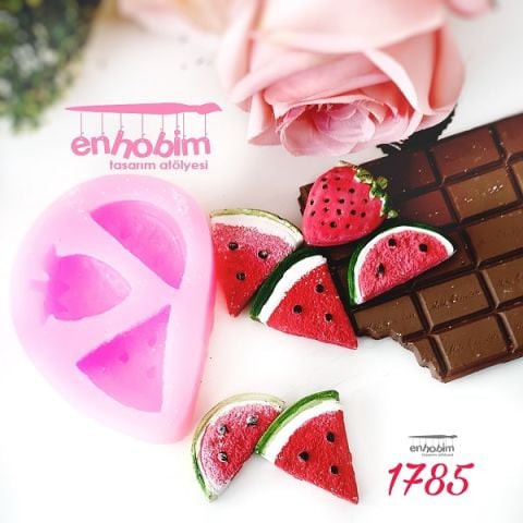 Minik karpuzlar silikon kalıp