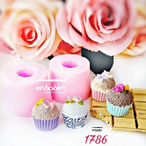 2li cup cake silikon kalıp