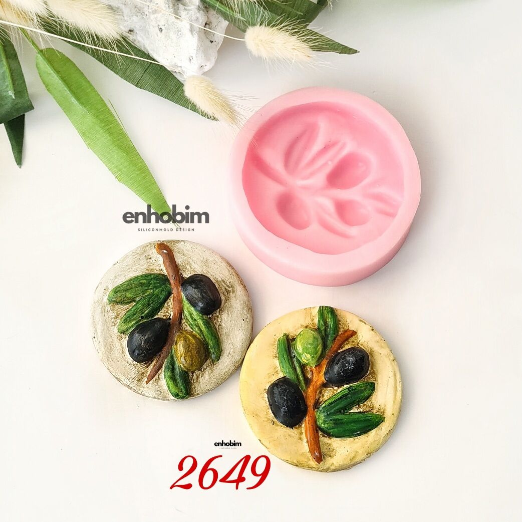 Zeytin Detay Küçük Magnet silikon kalıp