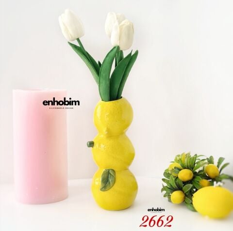 Limon vazo uzun Silikonkalıp