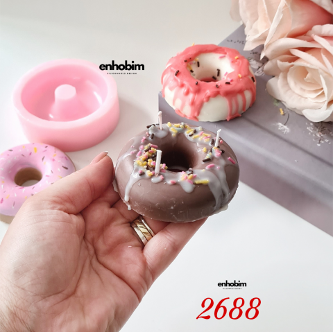 Donat Mum Silikon Kalıp