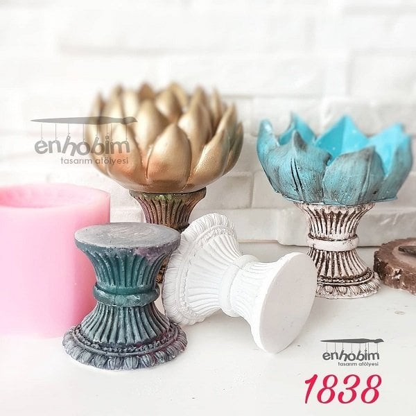 Küçük Saksı Ayağı Silikon Kalıp