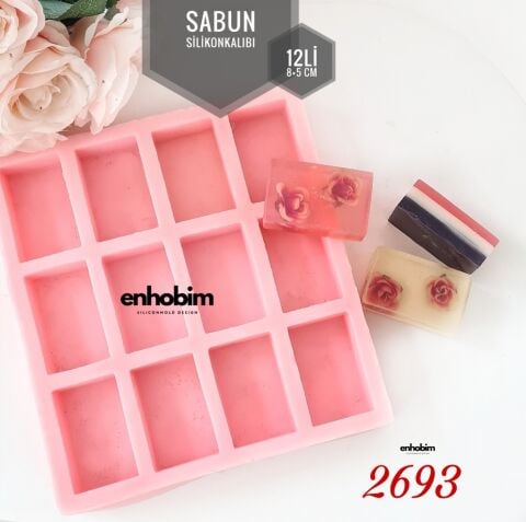 Sabun 12li Silikon Kalıp