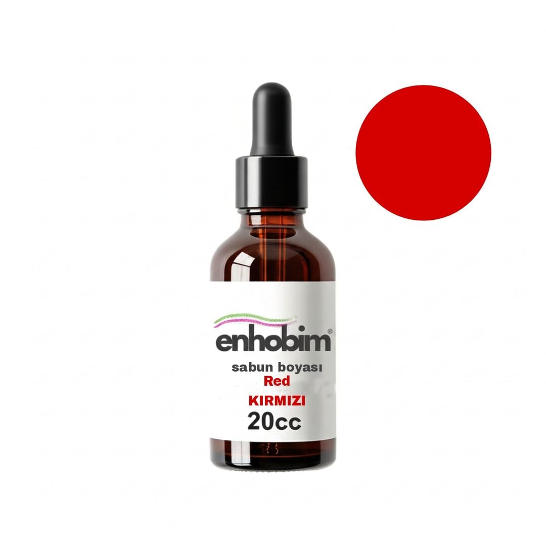 Sabun boyası sıvı KIRMIZI 20cc
