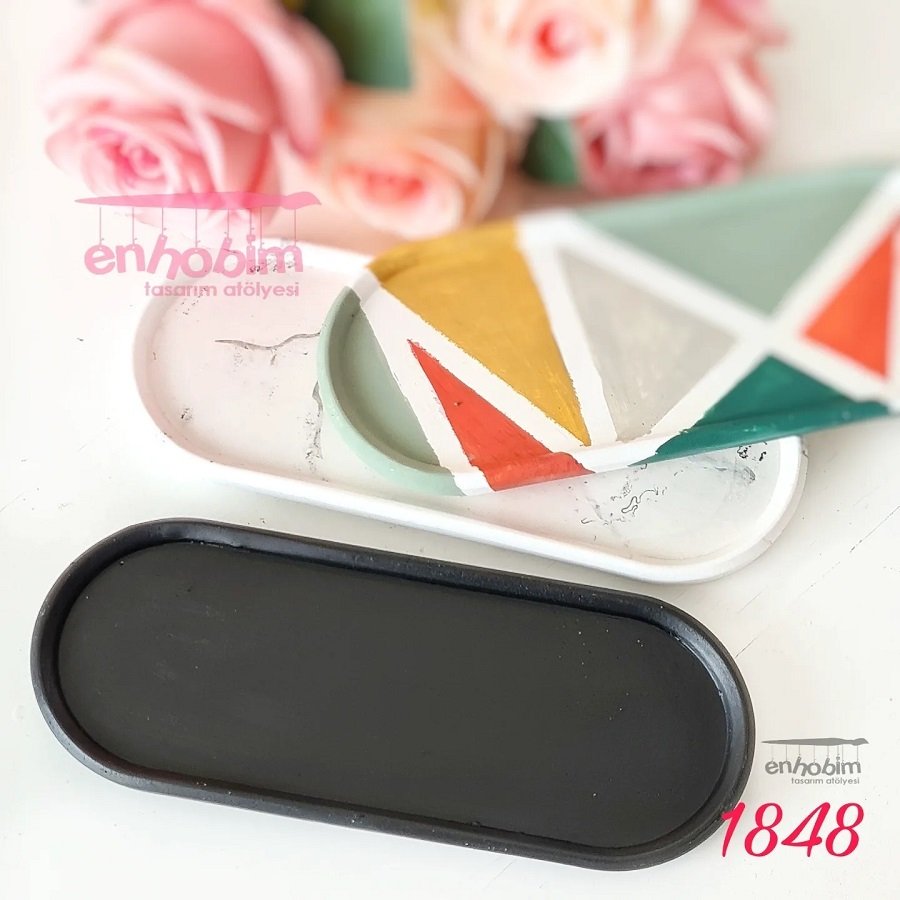 Oval Tabanlık Silikon kalıp