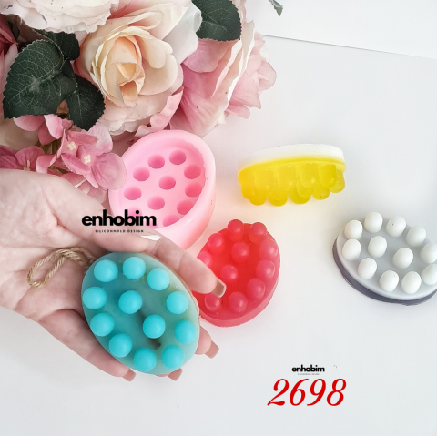 Sabun Kalıbı oval form Silikon kalıp