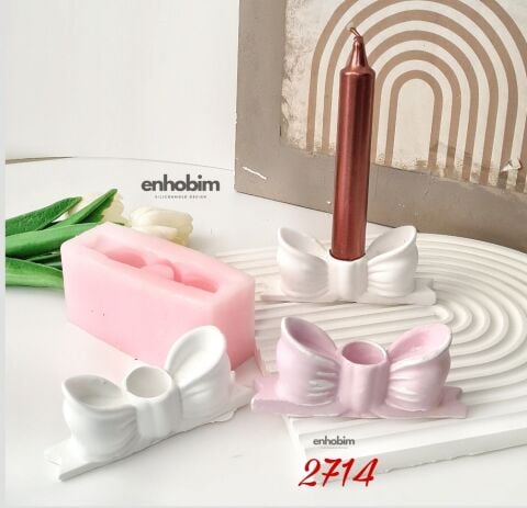 Fiyonk Mumluk Silikon Kalıp