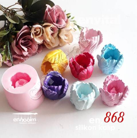 Lale çiçeği silikon kalıp