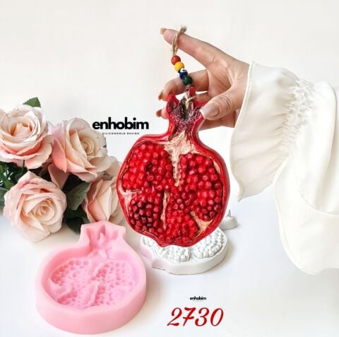 Nar 2 boyut Duvar Süsü silikon Kalıp