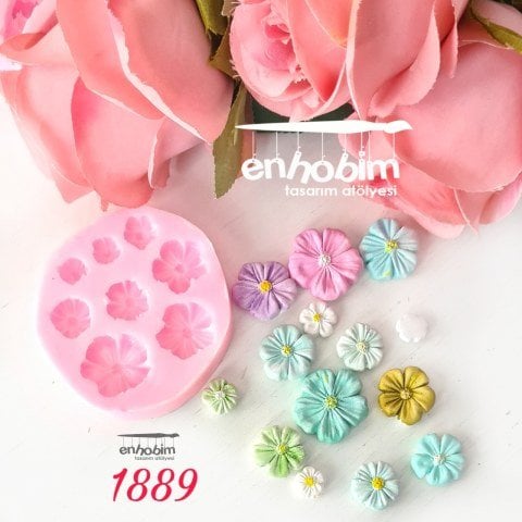Çiçekler Silikon Kalıp