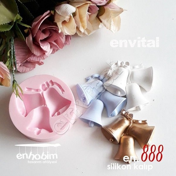 Yılbaşı çan silikon kalıp