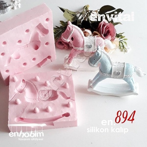 Sallanan at 3boyutlu silikon kalıp
