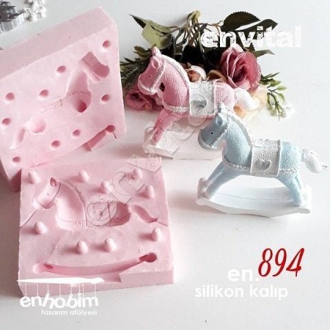 Sallanan at 3boyutlu silikon kalıp