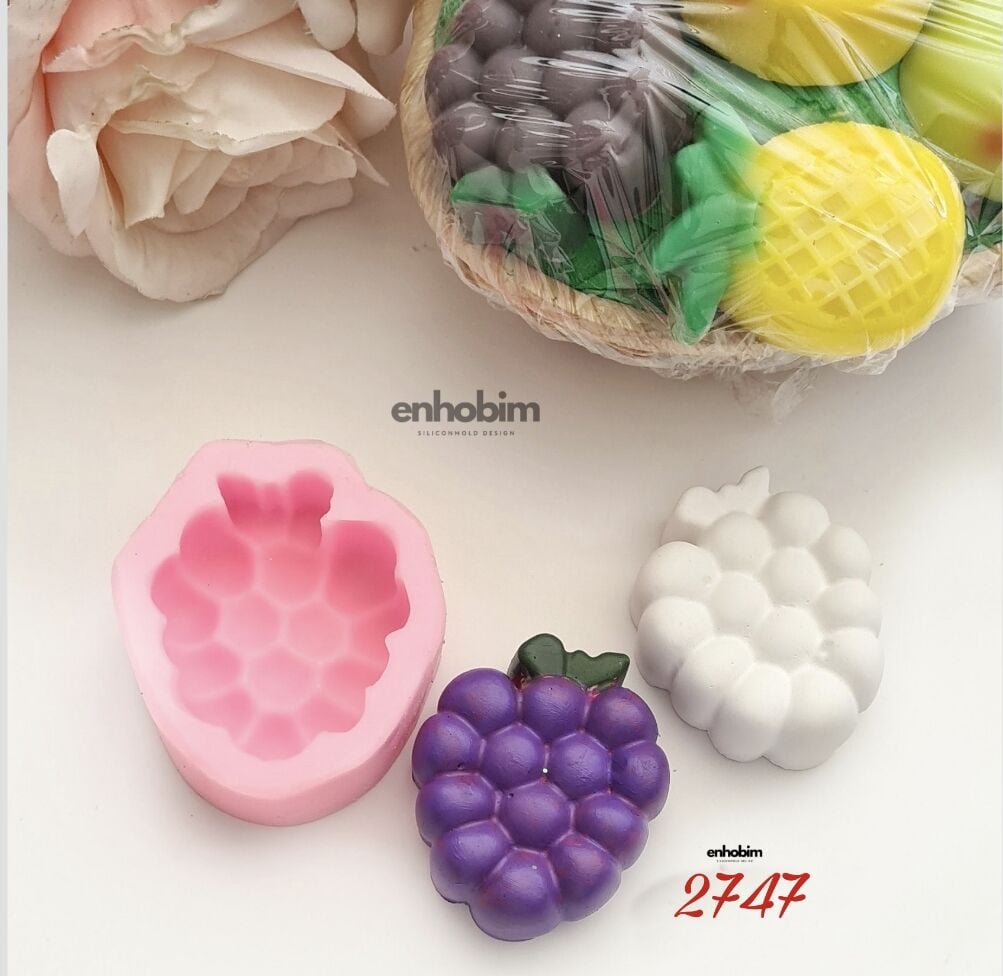Üzüm tekli meyve  Silikon Kalıp