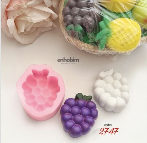 Üzüm tekli meyve  Silikon Kalıp