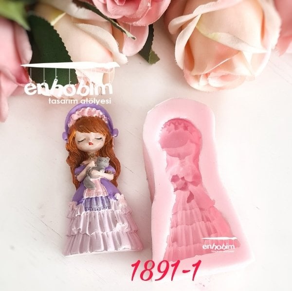 2boyutlu prenses kızlar 1 no Silikon kalıp