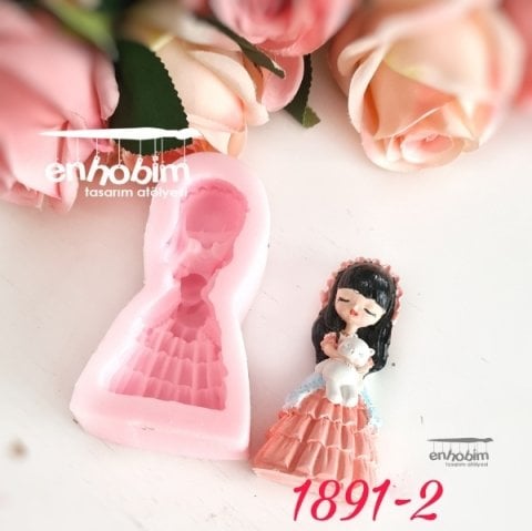 2boyutlu Prenses kızlar 2no Silikon kalıp