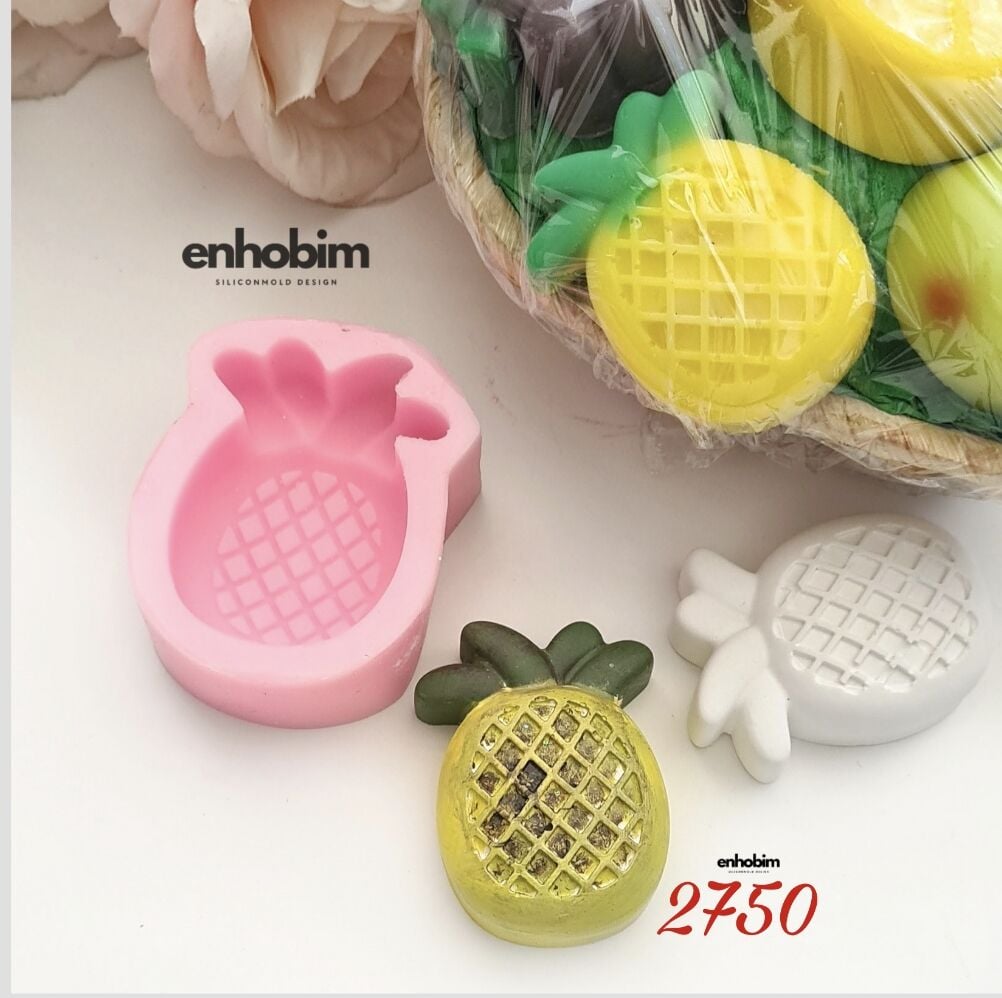 Ananas tekli meyve  Silikon Kalıp