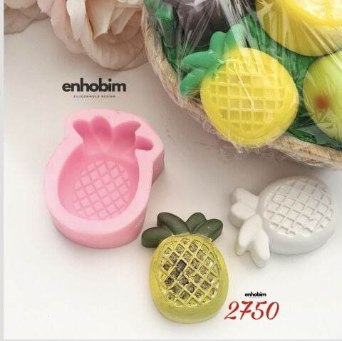 Ananas tekli meyve  Silikon Kalıp