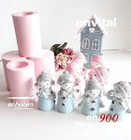 Kardan kızlar set silikon kalıp