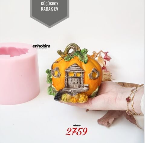 Küçük Boy Kabak Ev Silikon kalıp