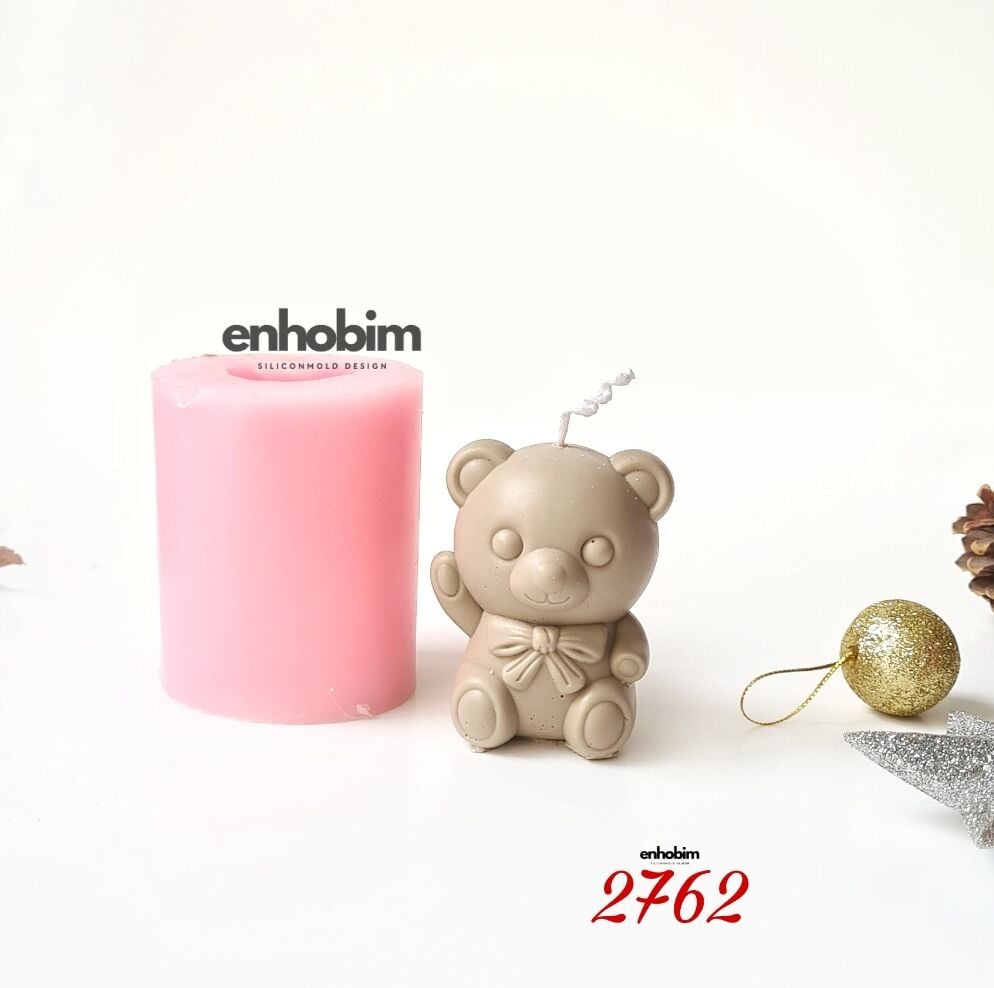 Fiyonklu Ayıcık Silikon Kalıbı