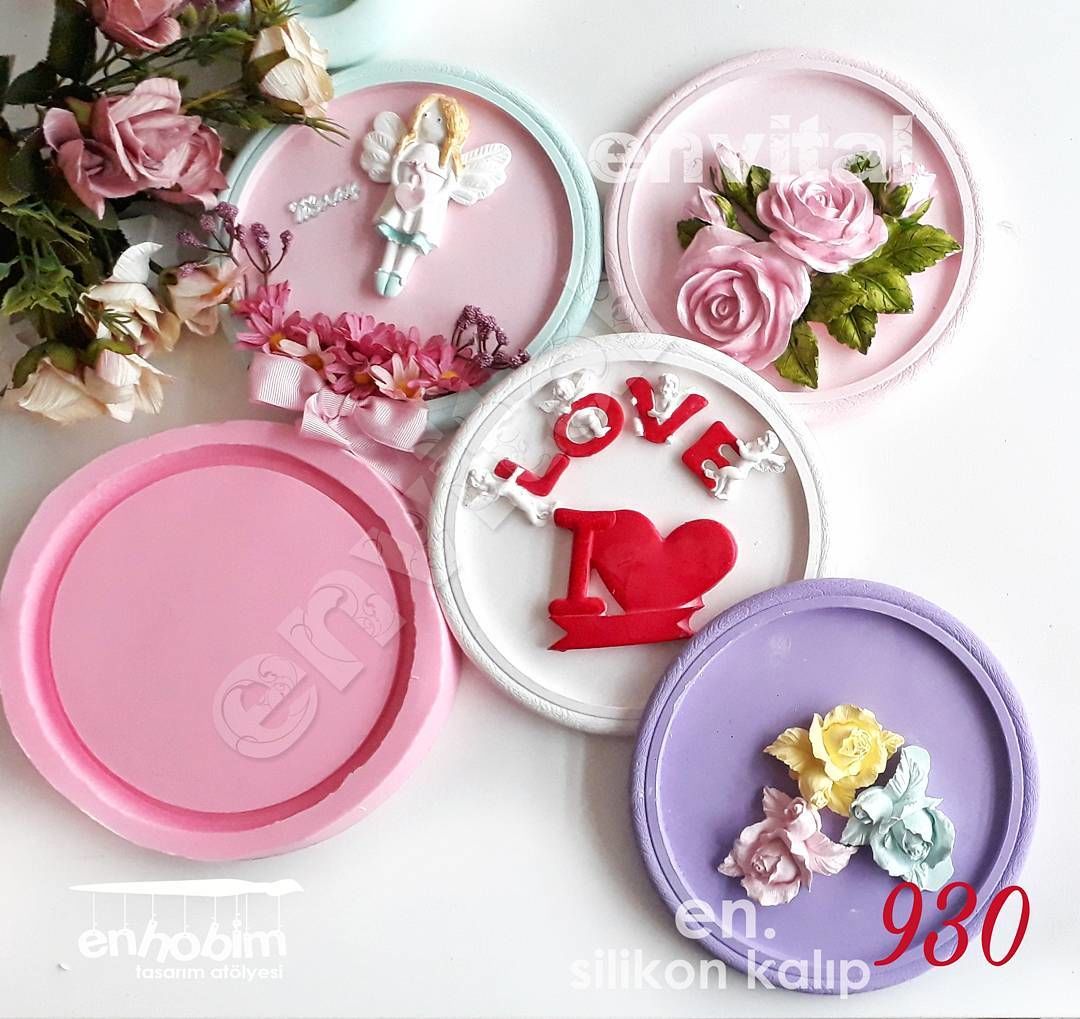 Yuvarlak kasnak pano silikon kalıp