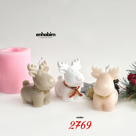 Geyik Mum Silikon Kalıbı