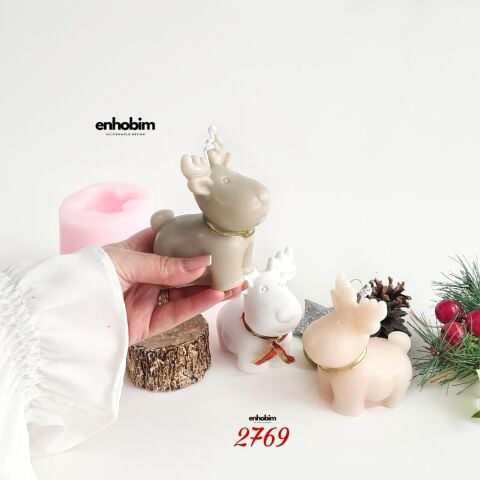 Geyik Mum Silikon Kalıbı