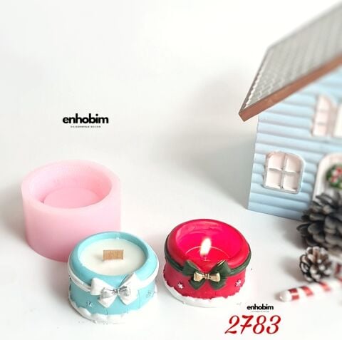 Fiyonklu Mumluk Silikon Kalıbı