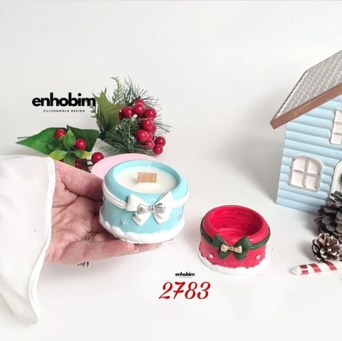 Fiyonklu Mumluk Silikon Kalıbı