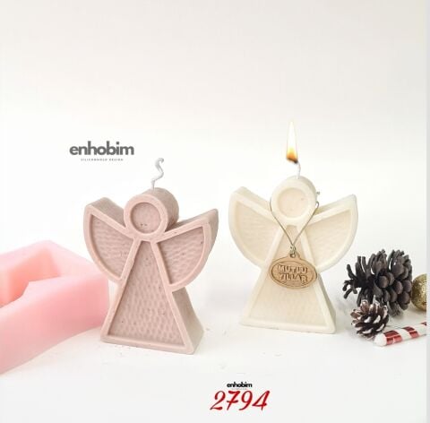 Melek Mum Silikon Kalıp