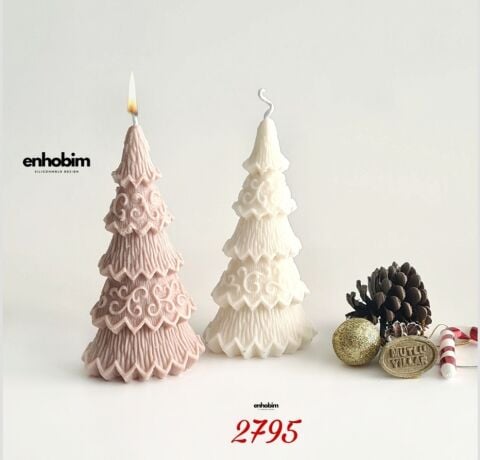 Çam Ağacı desenli form Silikonkalıp