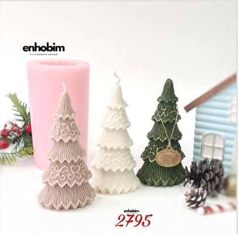 Çam Ağacı desenli form Silikonkalıp