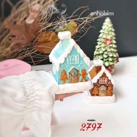 Bisküvi Ev Tütsülük Silikon Kalıp