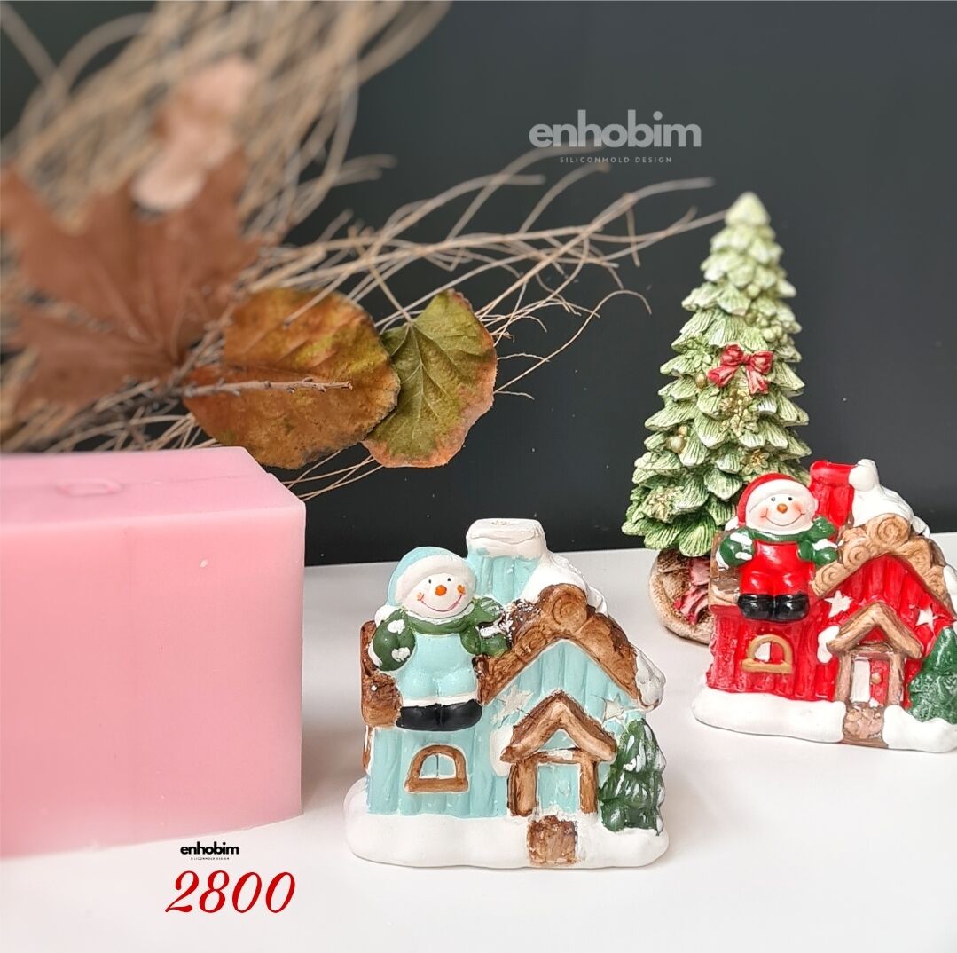 Kardan Adamlı Ev Tütsülük Silikon Kalıp