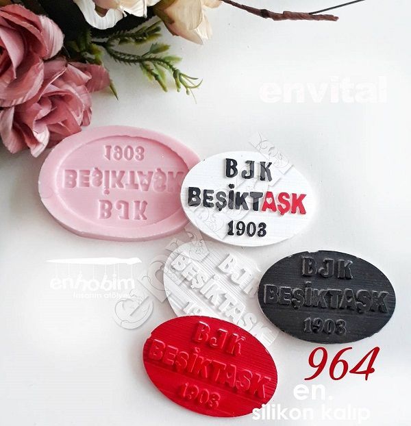 Bjk aşk etiket silikon kalıp
