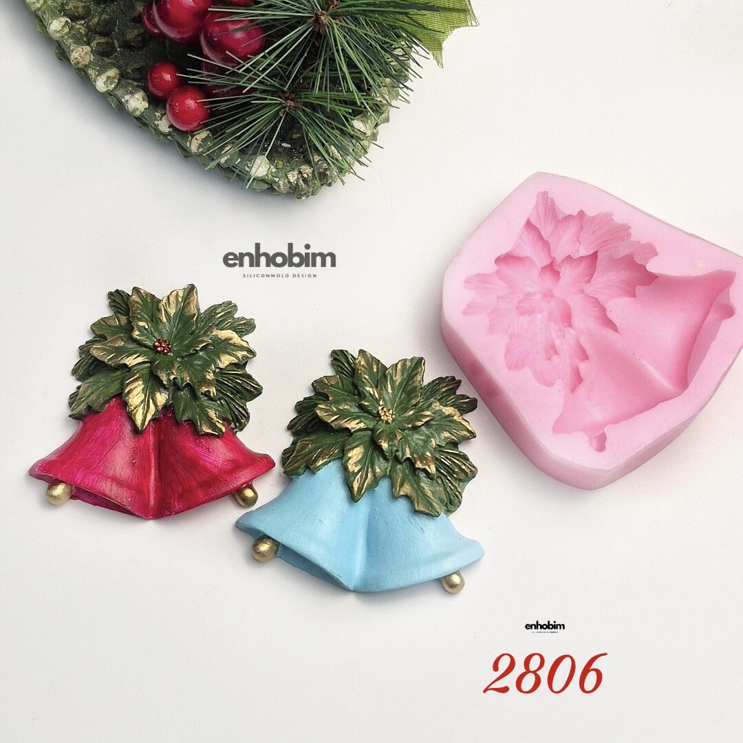 2 Boyutlu Çan Silikon Kalıp