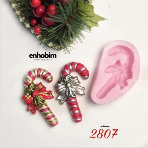 Baston Şeker Silikon Kalıp