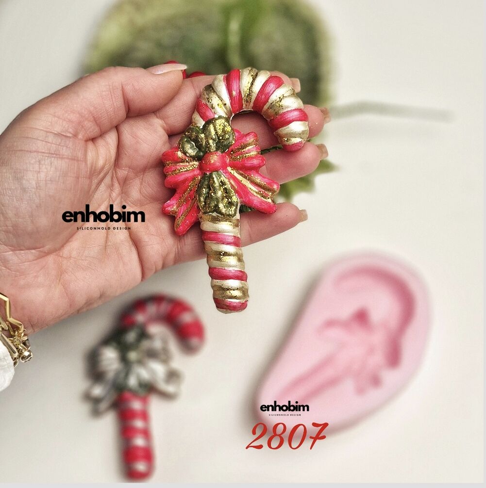 Baston Şeker Silikon Kalıp