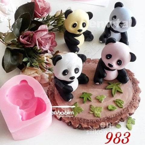 Panda silikon kalıp
