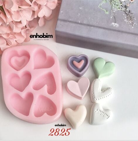 Kalpler 6li Set silikon kalıp