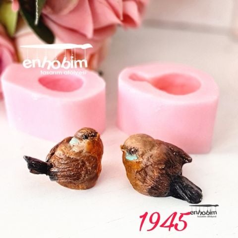 2li Kuşlar Silikon Kalıp