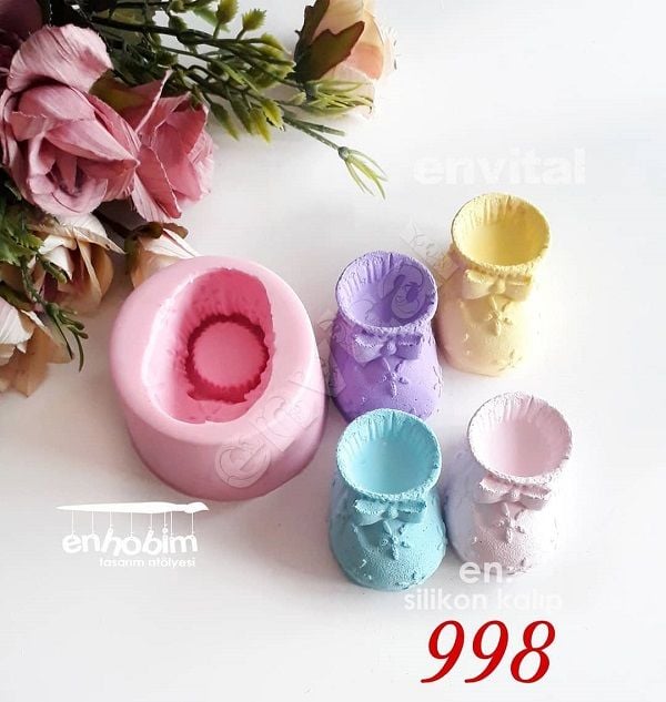 Bebek ayakkabı silikon kalıp