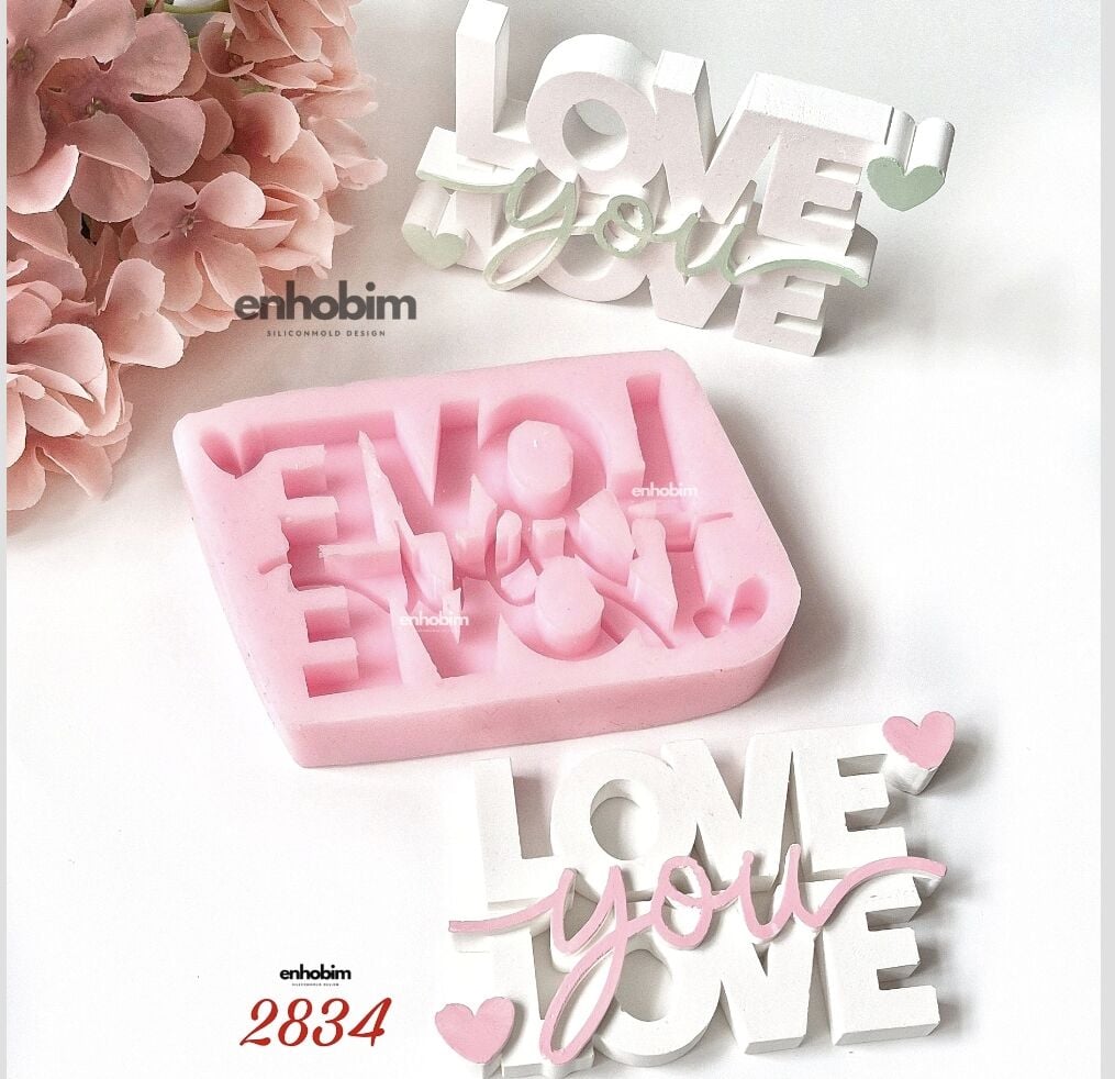 Love you Love Silikon Kalıp