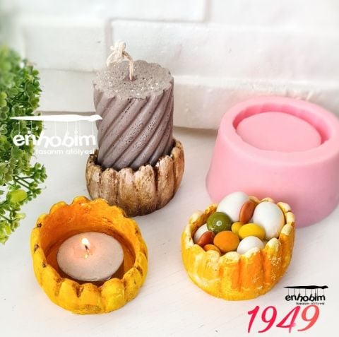 Kabak Sunumluk Siliko Kalıp
