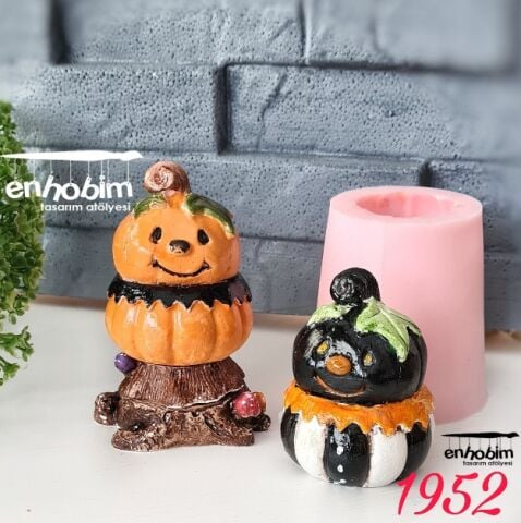 Halloween Şirin kabak Silikon Kalıp