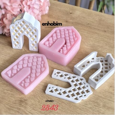 Ramazan Temalı Işıklandırılabilir Kutu Mihrap Form Silikon kalıp