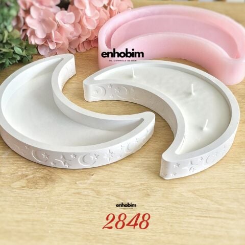 Ay Hilal mumluk sunumluk silikonkalıp