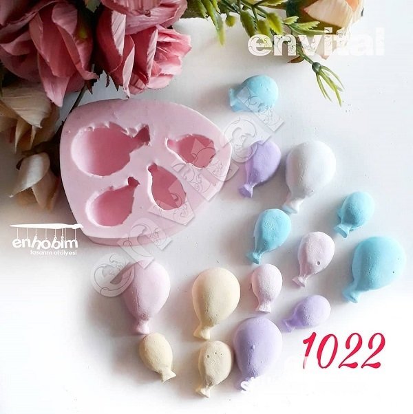 Çoklu balonlar silikon kalıp